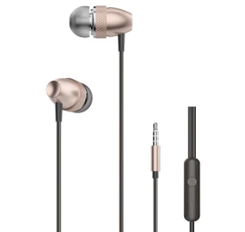 Ausinės į Ausis Su 3,5 Mm Mini Lizdu Auksinės Spalvos