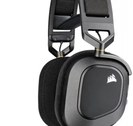 Ausinės Su Mikrofonu Corsair Hs80 Rgb Carbon Black
