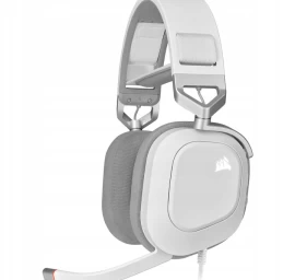 Ausinės Su Mikrofonu Corsair Hs80 Rgb White