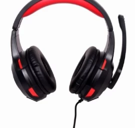 Ausinės Su Mikrofonu Gembird Ghs-u-5.1-01 Juoda-raudona