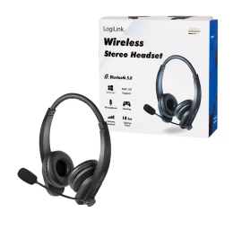 Ausinės Su Mikrofonu Logilink Bt0060 Black