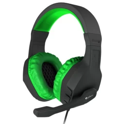 Ausinės Su Mikrofonu Natec Genesis Argon 200 Green Black-green