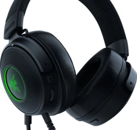 Ausinės Su Mikrofonu Razer Kraken V3 Hypersense Black-green