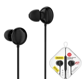 Ausinės Su Nuotolinio Valdymo Pulteliu Ir Mikrofonu, 3,5 Mm Mini Jungtimi, Juodos Spalvos