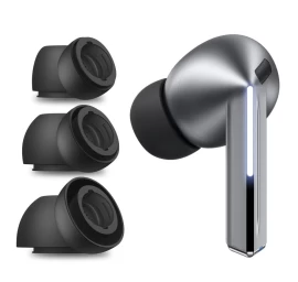 Ausinių Dangteliai, Skirti samsung Galaxy Buds 3 Pro S / M / L Dydžio Juodi - 3 Vnt.