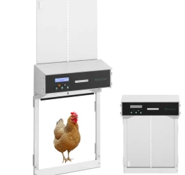 Automatinė Paukštidės Durų Sklendė Su šviesos Jutikliu 6 V Lcd