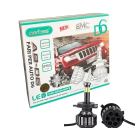 Automobilinės LED lemputės H7 Aerbes AB-D6 (38W, 4200 lm, 6000K)