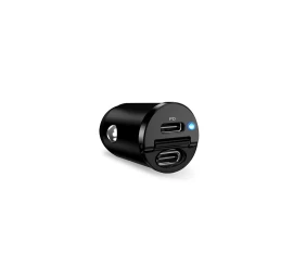 Automobilinis įkroviklis 2 X Usb-c 30w Pd - Juodas