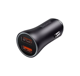 Automobilinis įkroviklis 2x Usb-a 60w - Tamsiai Pilkas