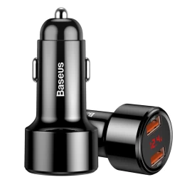 Automobilinis įkroviklis 2x Usb Magic Series Dual Qc 3.0 45w 6a Juodas
