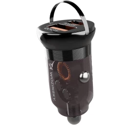 Automobilinis įkroviklis Usb-a Usb-c Pd Qc 65w - Juodas