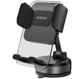 Automobilinis Išmaniųjų Telefonų Laikiklis Su Siurbtuku Prietaisų Skydeliui - Juodas