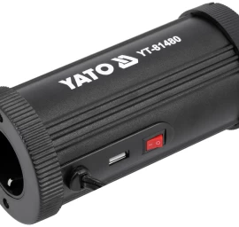 Automobilinis įtampos inverteris | 12V/230V 150W (YT-81480)