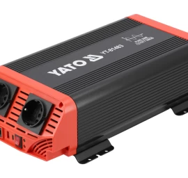 Automobilinis įtampos inverteris | grynas sinusas | 12/230V 1000W (YT-81483)