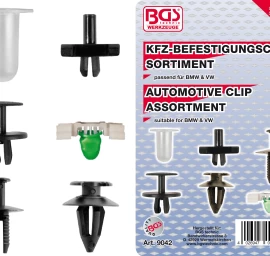 Automobilinis klipsų asortimentas BMW, VW | 290 vnt. (9042)
