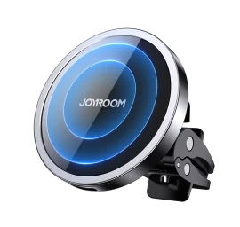 Automobilinis Magnetinis Indukcinis Qi įkroviklis 15w Magsafe Iphone Juodas