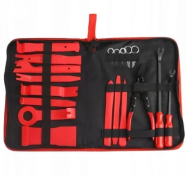 Automobilio apdailos ir magnetolos išėmimo įrankių rinkinys (19vnt)