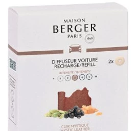 Automobilio kvapo papildymas Maison Berger Mystic Leather