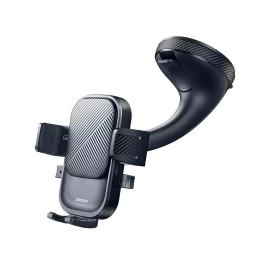 Automobilio Laikiklio Spaustukas Telefono Laikikliui Ant Priekinio Stiklo - Juodas