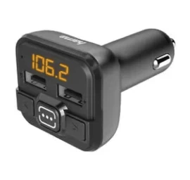 Automobilio Moduliatorius Hama AUX ir USB FM 00014163 (Ekspozicinė prekė)