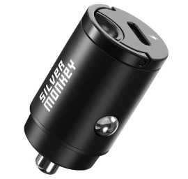 Automobilio žiebtuvėlio Lizdo įkroviklis 30w 1x Usb-c Pd Juodas