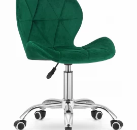 Avola Aksominė Sukamoji Kėdė - žalia