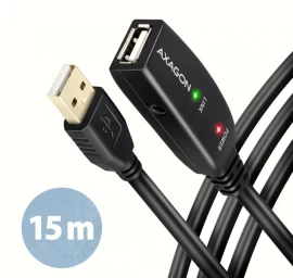 AXAGON ADR-215 USB 2.0  A-M -&gt; A-F act 15m cabl