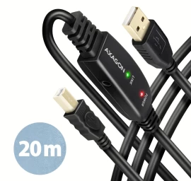 AXAGON ADR-220B USB 2.0 A-M -&gt; B-M act 20m cabl