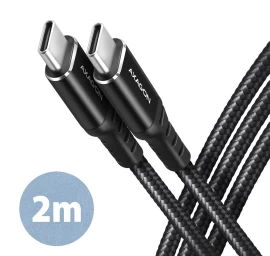 AXAGON BUCM-CM20AB cabl e USB-C &lt;-&gt; USB-C 2.0m
