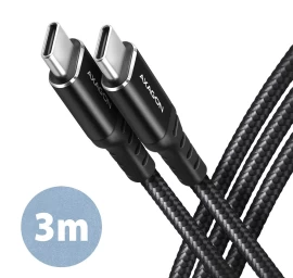 AXAGON BUCM-CM30AB cabl e USB-C &lt;-&gt; USB-C 3.0m