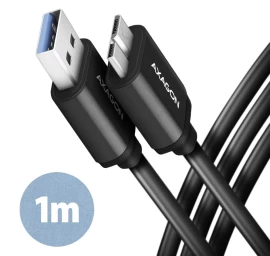 AXAGON BUMM3-AM10AB cab le USB Micro-B &lt;-&gt; USB-
