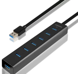 Axagon Usb šakotuvas Hue-sa7bp