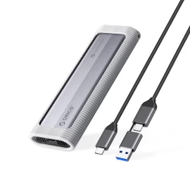 Axm2s-g2-v1 M.2 Nvme / Ngff Usb-c / Usb-a į Usb-c 10 Gb/s Diskų Korpusas - Pilkas