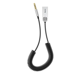 Ba01 bluetooth Garso Imtuvas 5.0 Garso Adapterio Kabelis Aux Lizdas Juodas