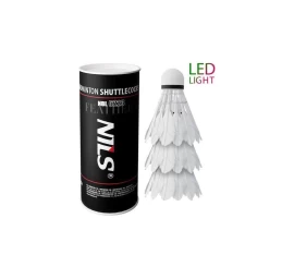 Badmintono skraidukai NILS NBL 6223 su LED apšvietimu (3 vnt)
