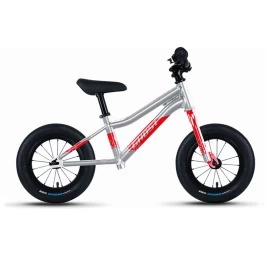 Balansinis dviratis Ghost Powerkiddy 12 (sidabrinis/raudonas)