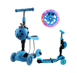 Balansinis Paspirtukas 3in1 Enero Ladybird Blue