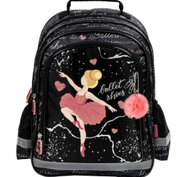 Balerinos Mokyklinė Kuprinė 1-3 Klasėms#cz