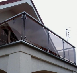Balkonų turėklai iš aliuminio