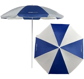 Balkono Paplūdimio Skėtis 160 Cm Baltos Ir Mėlynos Spalvos 1067643