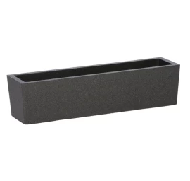 Balkono vazonas DONICA IQ HANG-UP, 39x15x13 cm juoda sp.