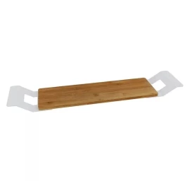 Bambukinė lentynėlė voniai Riho, 67 cm, balta matinė, 207003