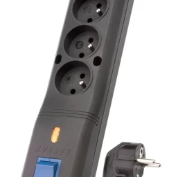Bar surge protection Lestar LV 530W 1,5m (5 x VDE; 10 A; 1,5m; black color)