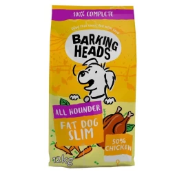 BARKING HEADS Fat Dog Slim lieknėjantiems (Vištiena) 12kg, E-BLT12