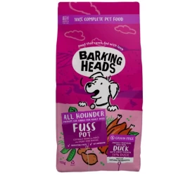 BARKING HEADS Fuss Pot Duck pašaras šunims su antiena 12kg, E-BDK12