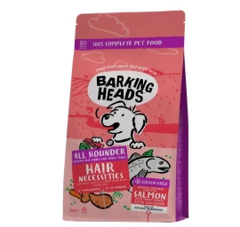 BARKING HEADS Hair Necessities Salmon paš šun su lašiša 2kg (Geriausias iki 2025.07.31), E-BSL2