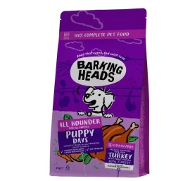 BARKING HEADS Puppy Days Turkey šuniukams su kalakutiena 2kg, E-BHAHPDT-C2