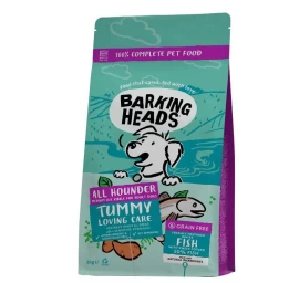 BARKING HEADS Tummy Lovin Care Fish šunims su žuvimi 2kg, E-BFS2
