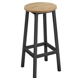 Baro Kėdė - ąžuolo Sonoma / Juodos Kojos