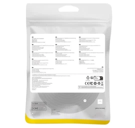 Baseus Didelės Spartos Interneto Kabelis Rj45 Cat.7 10gbps 0,5 M Pintas Juodas